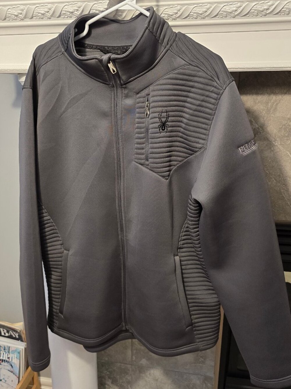 Spyder Men's Venom Full-Zip Fleece Tech Jacket - Gray - Size 2XL / TTG